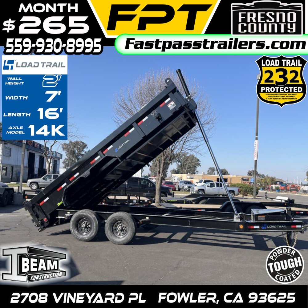 2025 Load Trail DL8316072 Dump