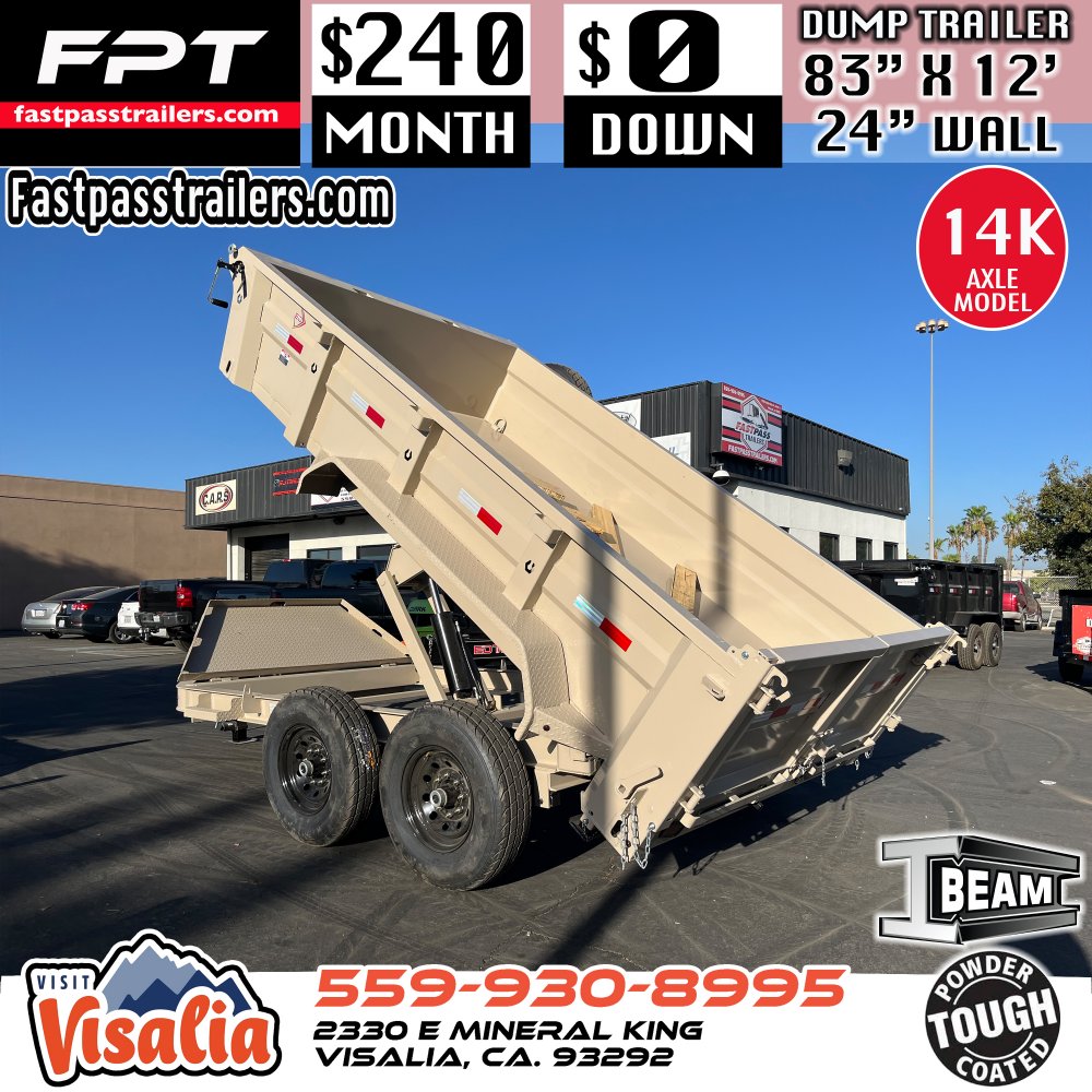 2025 ED Trailers LPT831227 Dump