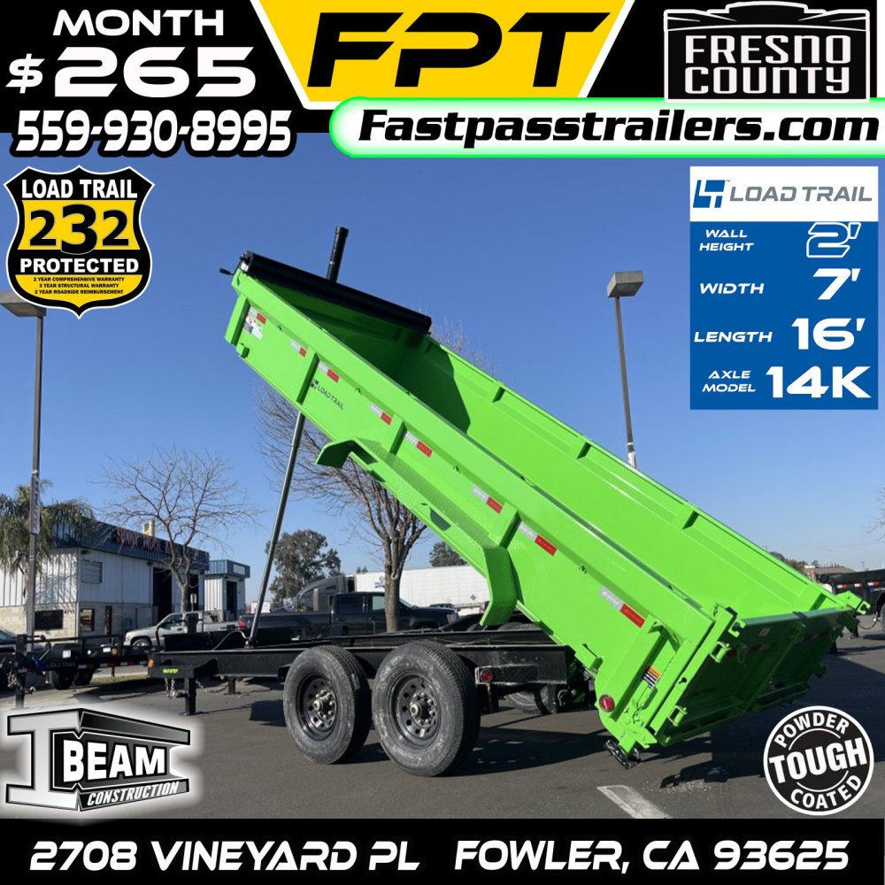 2025 Load Trail DL8316072 Dump