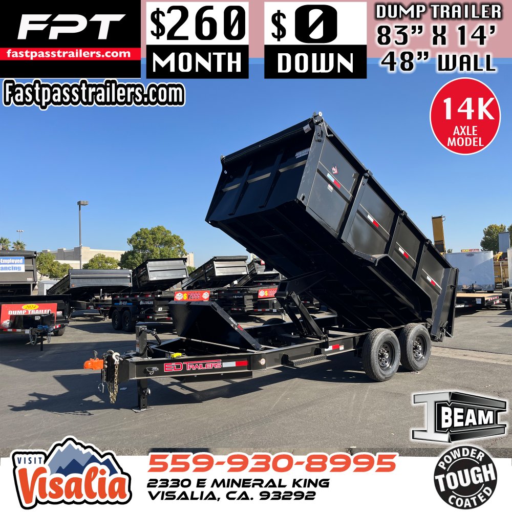 2025 ED Trailers LPT831427 Dump