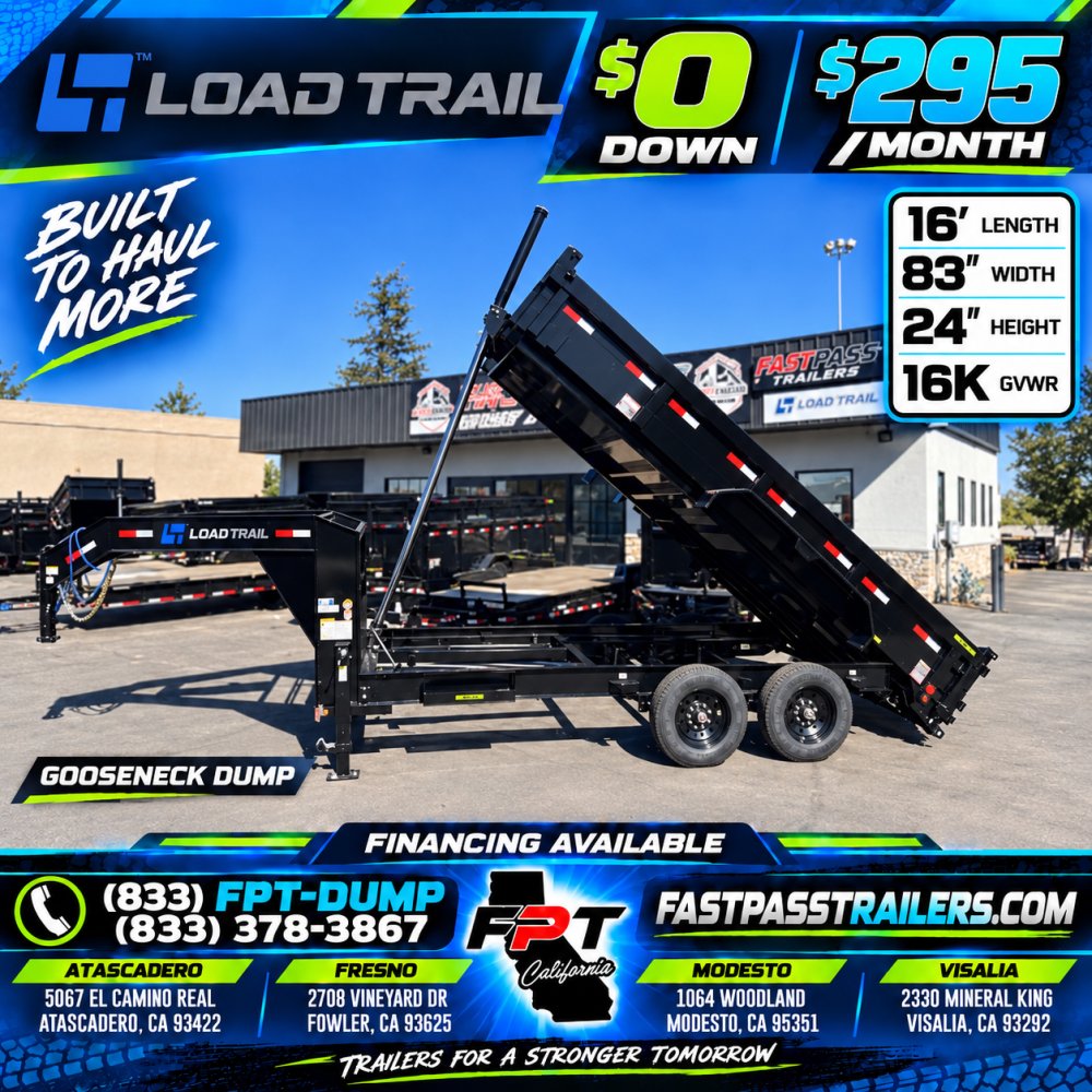 2027 Load Trail Dg8316082 Gooseneck Dump