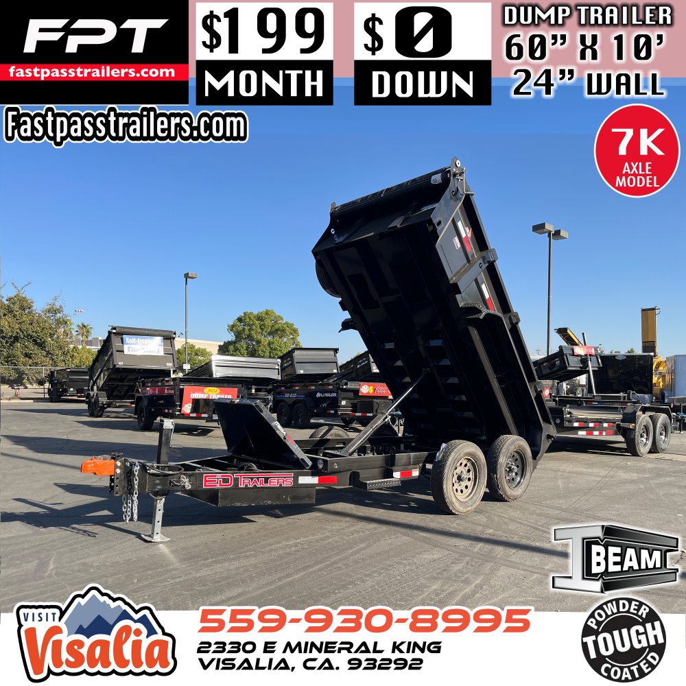 2025 ED Trailers SDT601023 Dump