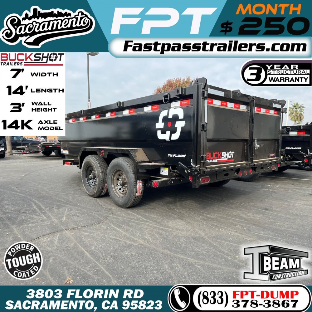 2025 BUCKSHOT TRAILERS TLP314 Dump