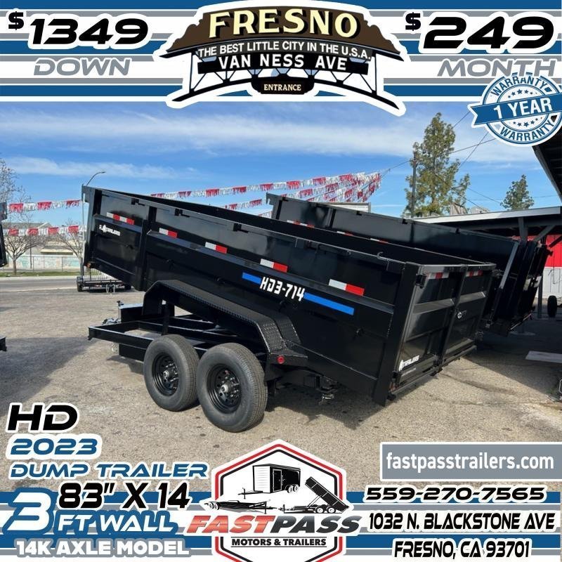 2024 R & J Trailers Inc HD3-7x14 Dump