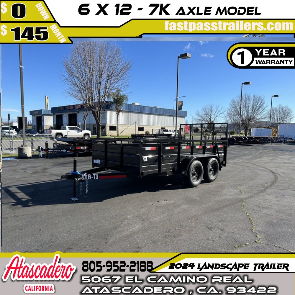 2025 R & J Trailers Inc Lt-6x12 Landscape