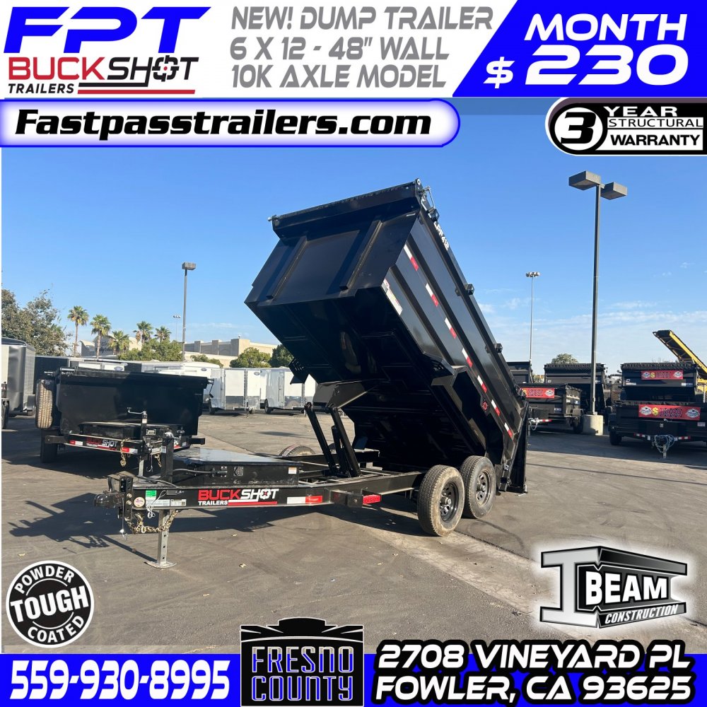 2025 BUCKSHOT TRAILERS LPF412 Dump