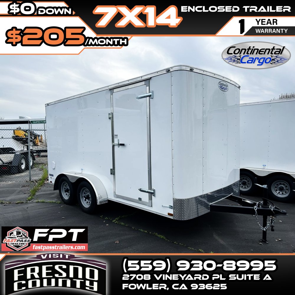 2024 Continental Cargo E-7x14 Enclosed Cargo