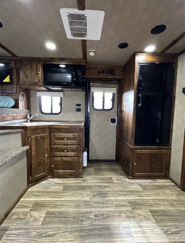 2023 Logan Coach Trailers Livestock Gooseneck Trailer with 13' Living Quarters