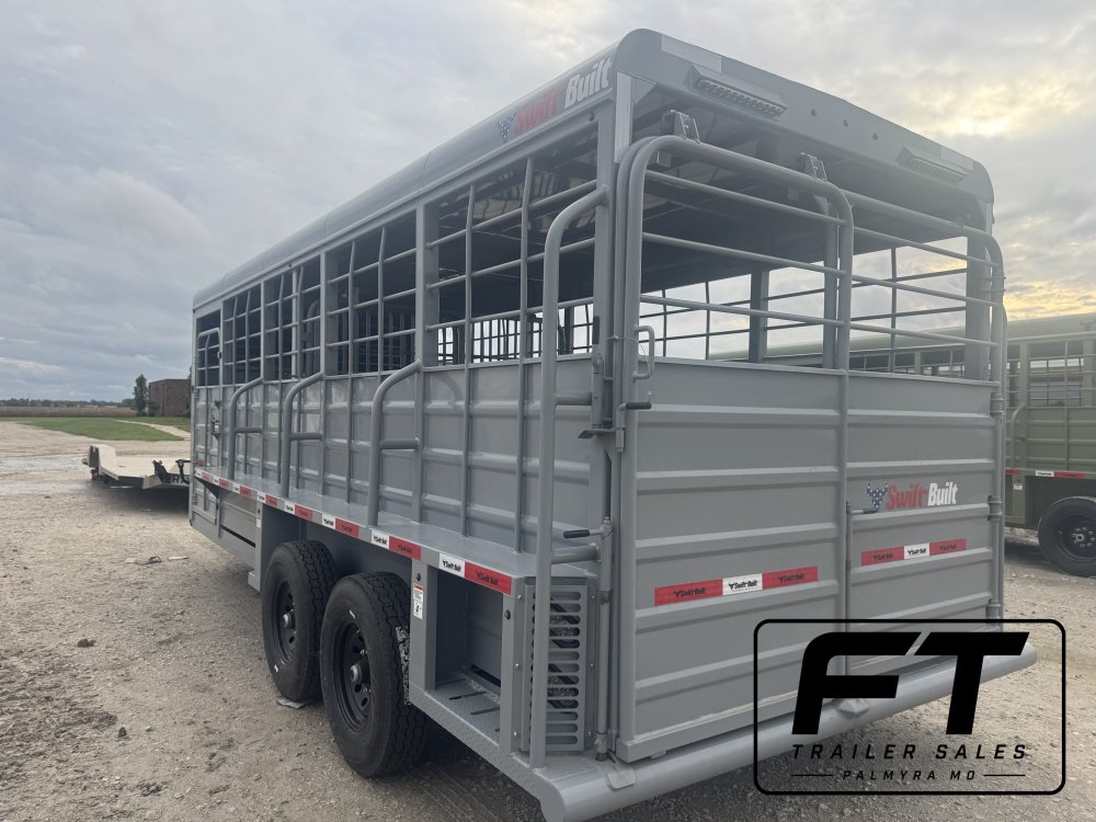 2027 Swift Built 20' Livestock Trailer Livestock Trailer