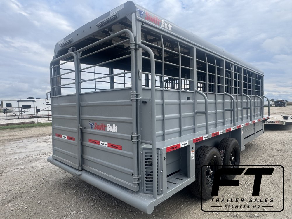 2027 Swift Built 20' Livestock Trailer Livestock Trailer