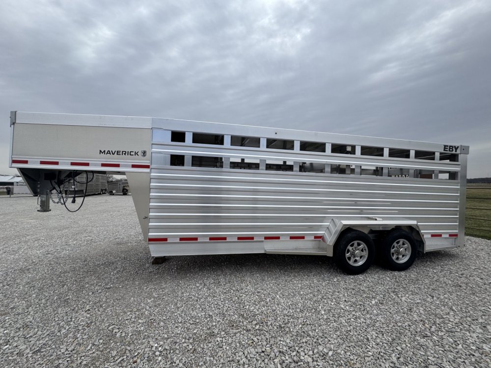 2026 EBY Maverick 20' Stock Trailer