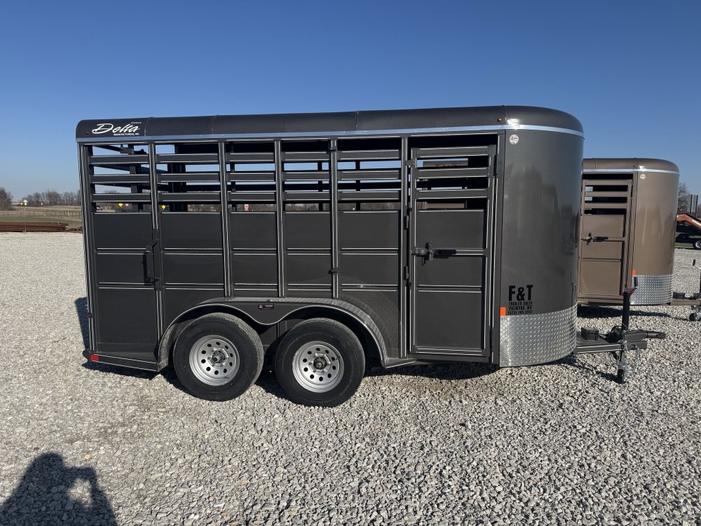 2026 Delta 14' Livestock Bumper Pull