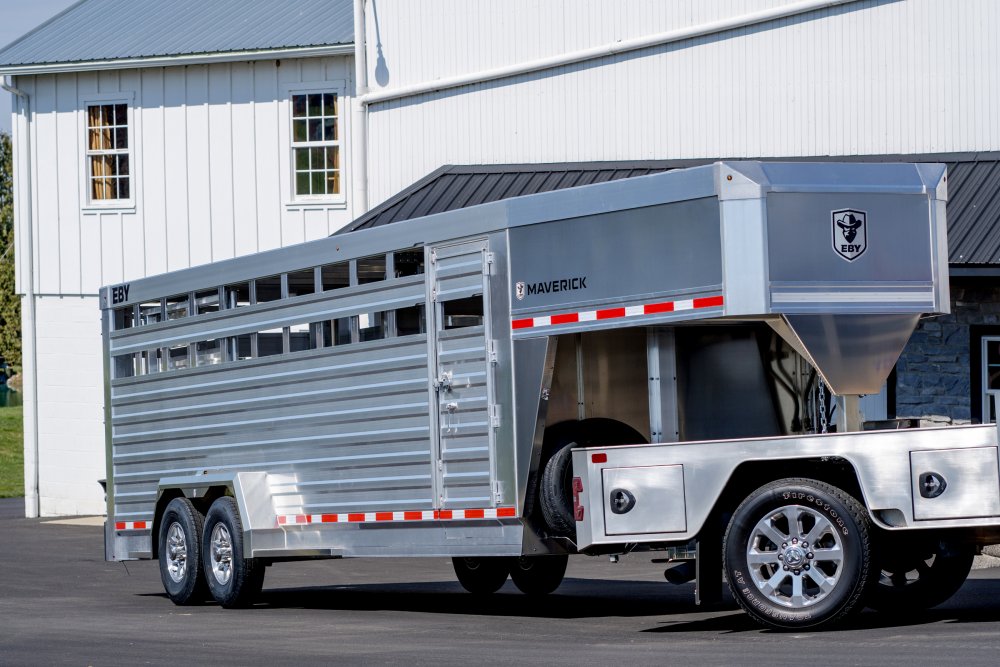 2026 16' EBY Maverick Stock Trailer