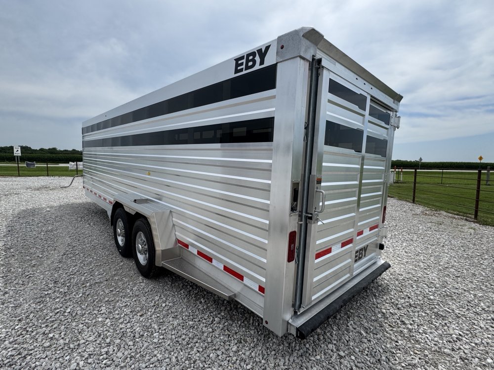 2026 Eby Maverick 24' Livestock Trailer