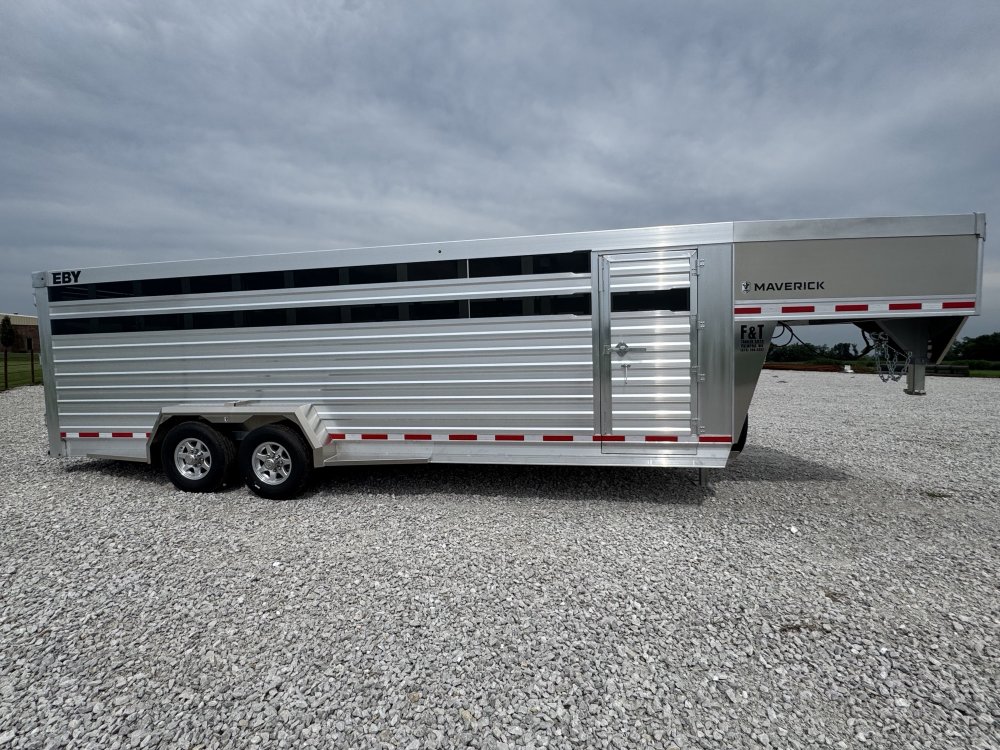 2026 Eby Maverick 24' Livestock Trailer
