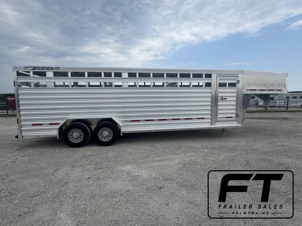 2027 Featherlite 24' Stock Trailer