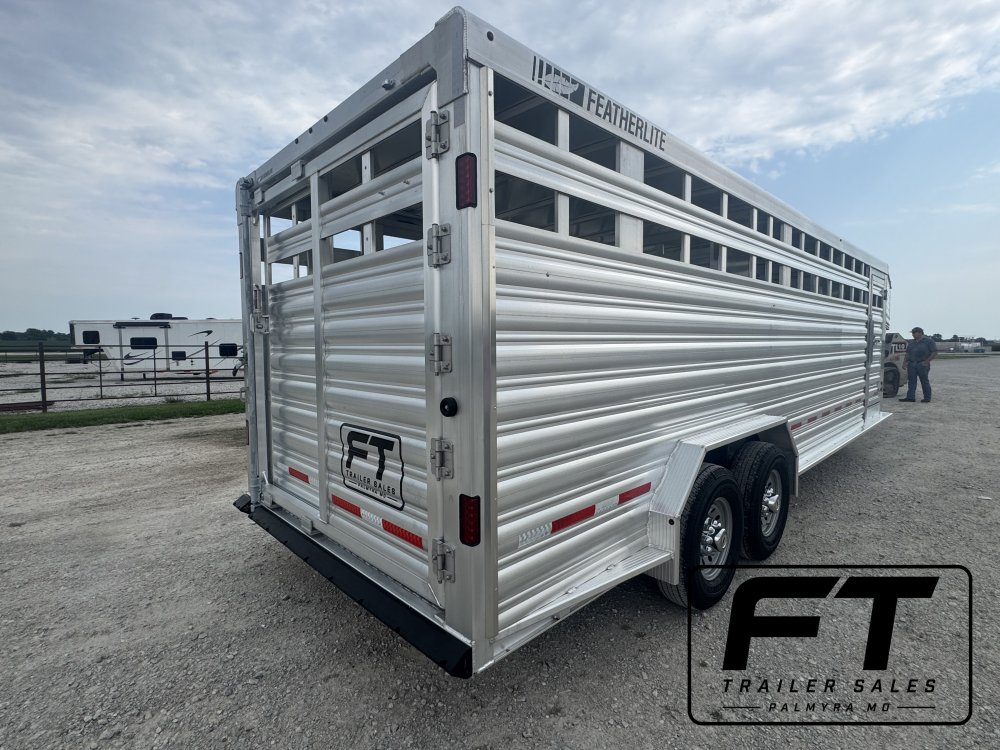 2027 Featherlite 24' Stock Trailer