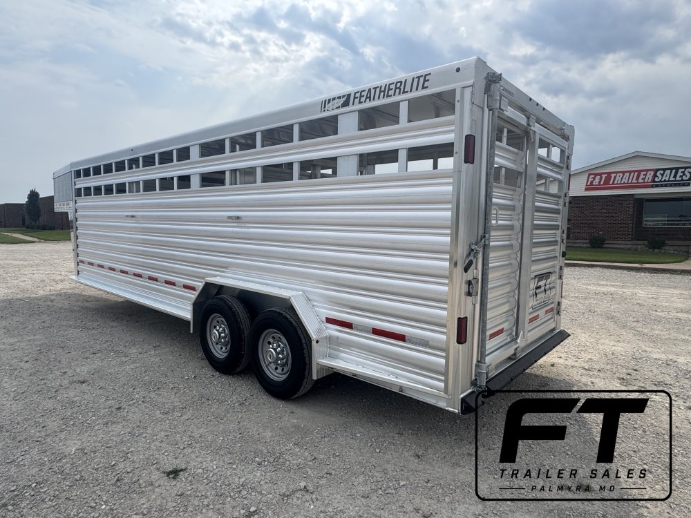 2027 Featherlite 24' Stock Trailer