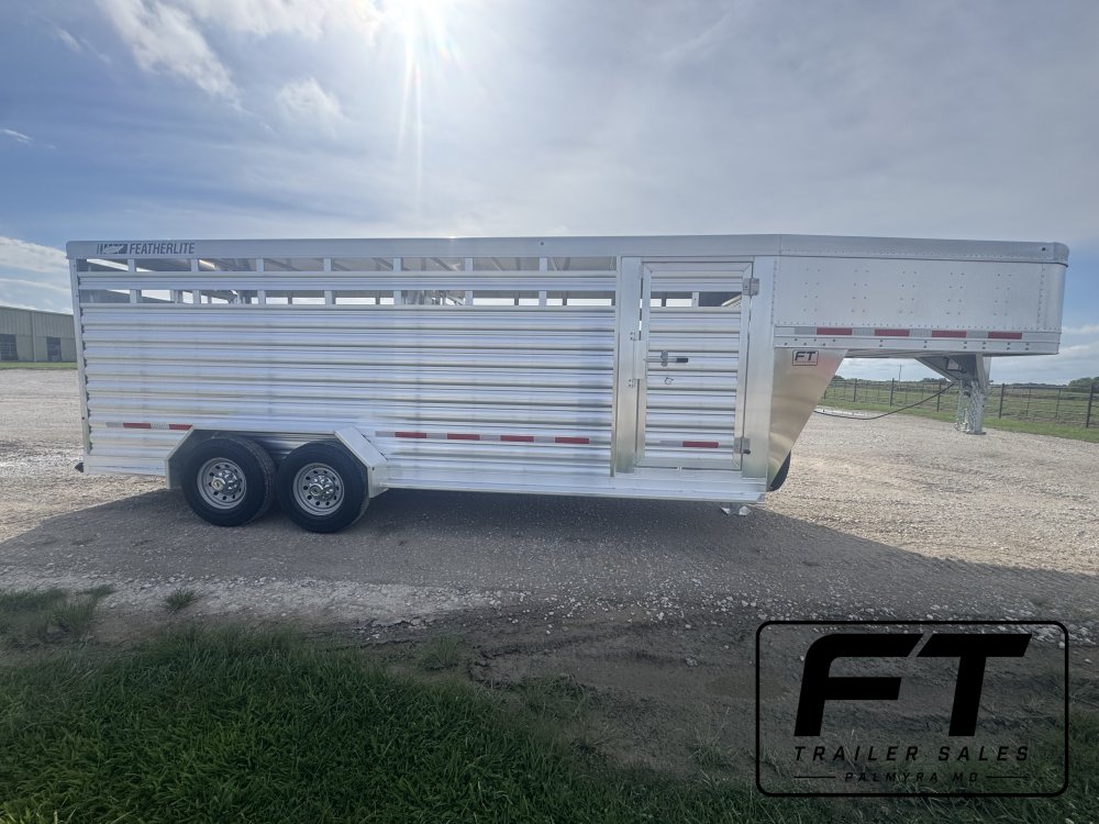 2027 Featherlite 20' Stock Trailer