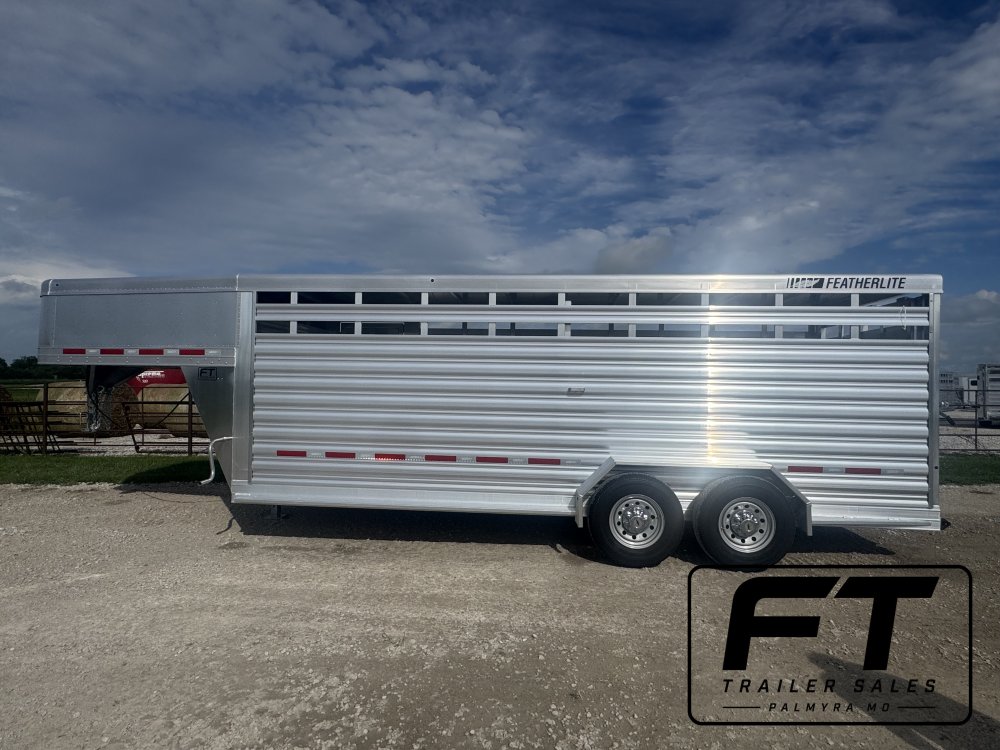 2027 Featherlite 20' Stock Trailer