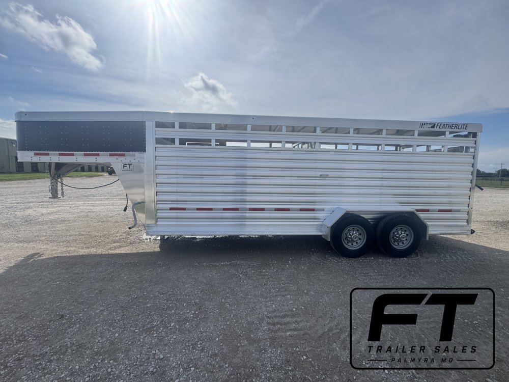 2027 Featherlite 20' Stock Trailer