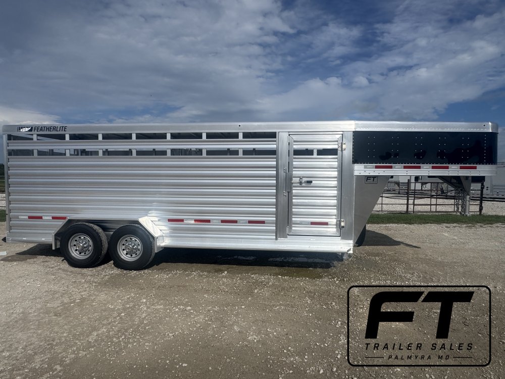 2027 Featherlite 20' Stock Trailer
