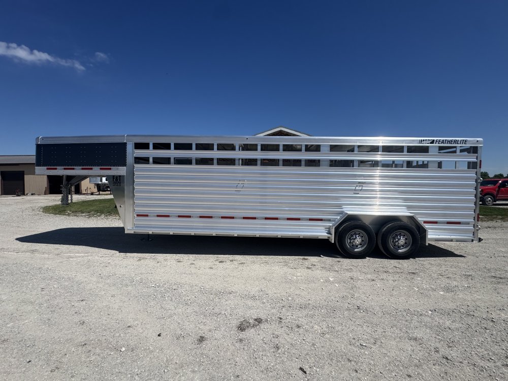 2026 Featherlite 24' Stock Trailer