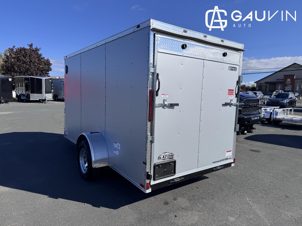 Cynergy 6X12SA RAMP  Enclosed Cargo Steel Frame / Aluminum Skin