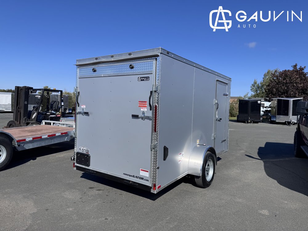 Cynergy 6X12SA RAMP  Enclosed Cargo Steel Frame / Aluminum Skin