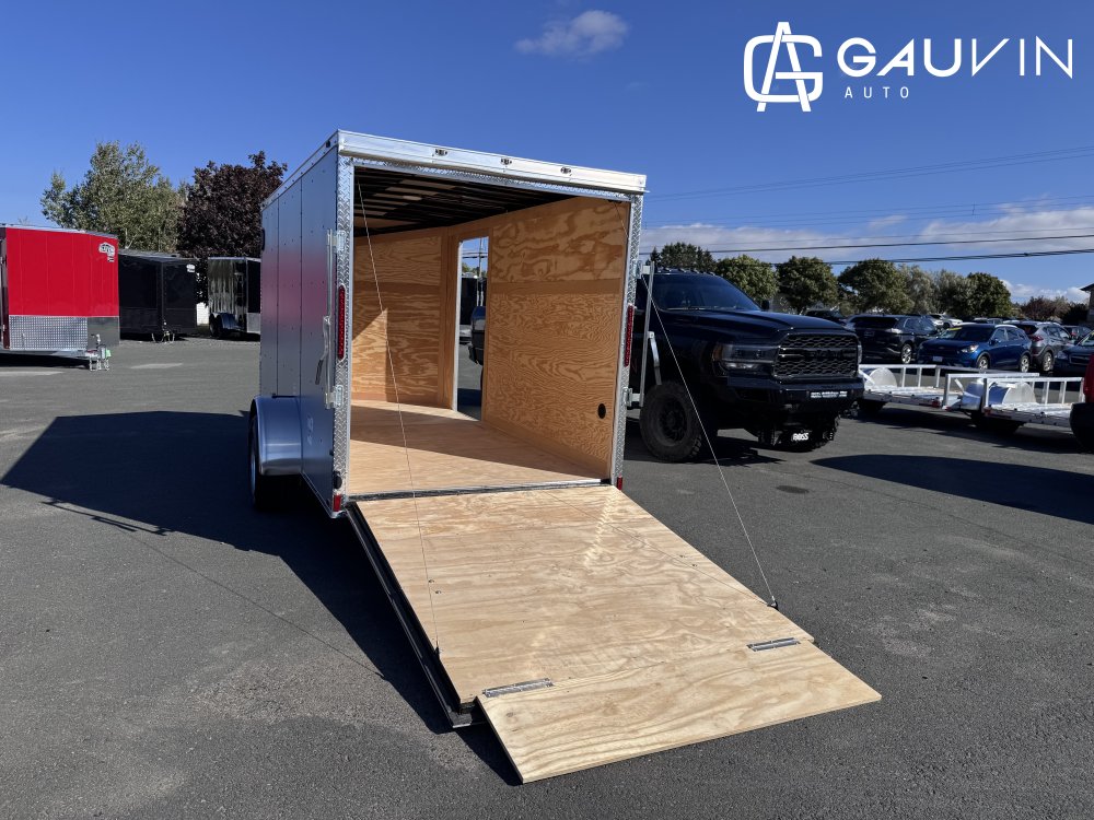 Cynergy 6X12SA RAMP  Enclosed Cargo Steel Frame / Aluminum Skin