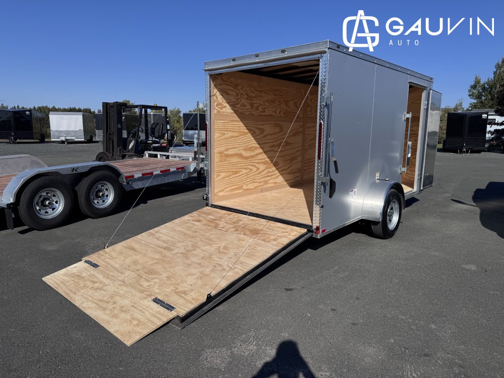 Cynergy 6X12SA RAMP  Enclosed Cargo Steel Frame / Aluminum Skin