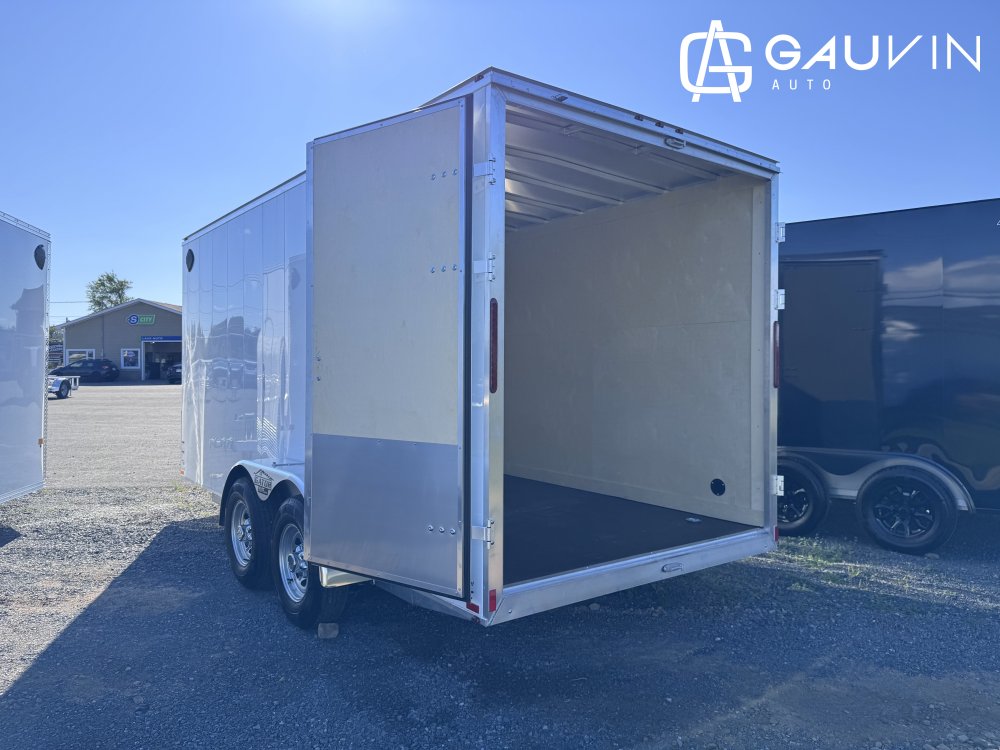 2026 Gator 7x16TA BARN DOOR Enclosed Cargo Galvanized