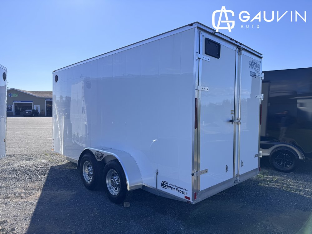 2026 Gator 7x16TA BARN DOOR Enclosed Cargo Galvanized