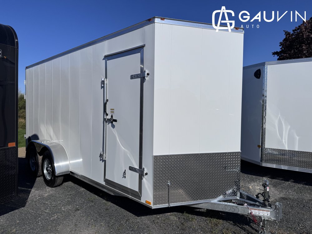 2026 Gator 7x16TA BARN DOOR Enclosed Cargo Galvanized