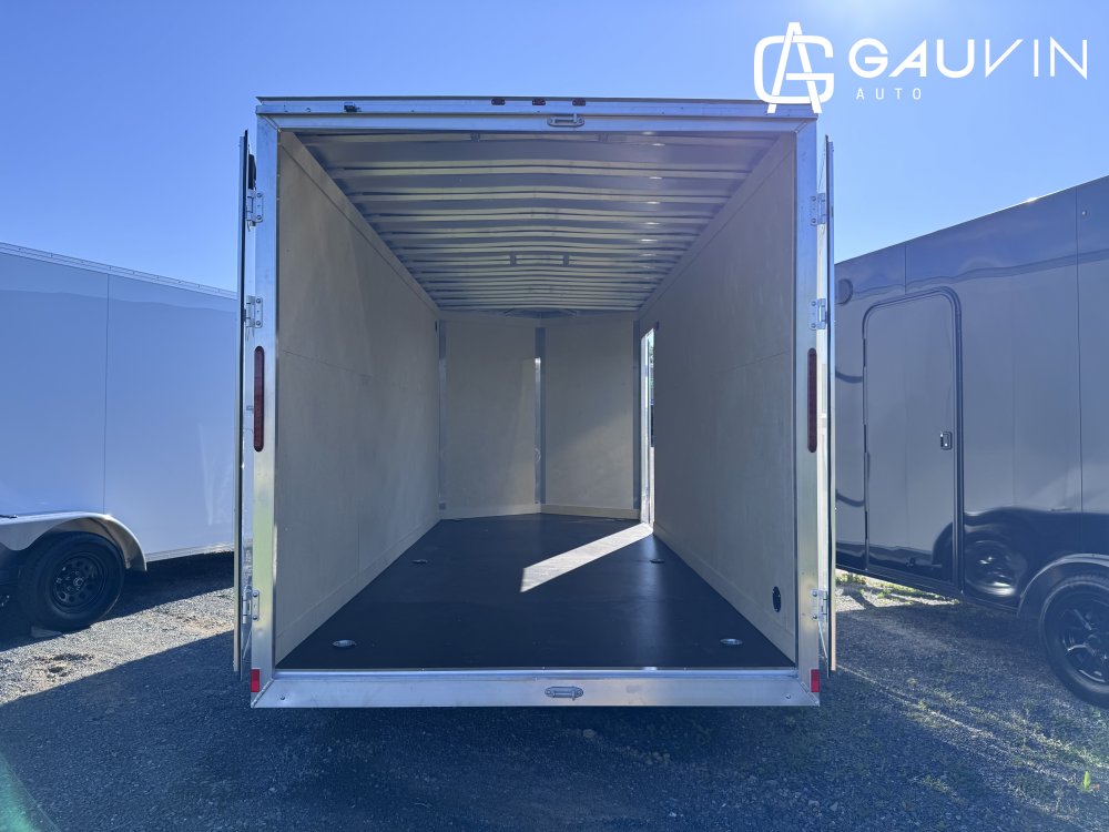 2026 Gator 7x16TA BARN DOOR Enclosed Cargo Galvanized