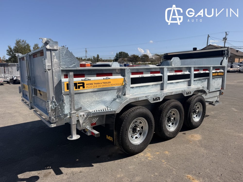 2027 MAXI-ROULE DT82192-TR5 DUMP 82"X16' TRI-AXLE Dump Galvanized