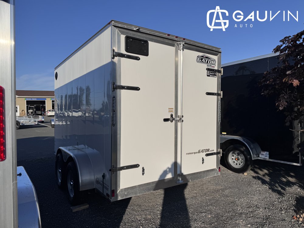 Gator Elite 7X12TA BARN Enclosed Cargo Galvanized