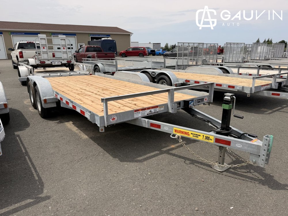 2026 LWL T16LT07LPG 82"X16'TA Flatbed Car Hauler Galvanized