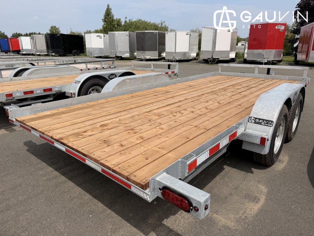 2026 LWL T16LT07LPG 82"X16'TA Flatbed Car Hauler Galvanized
