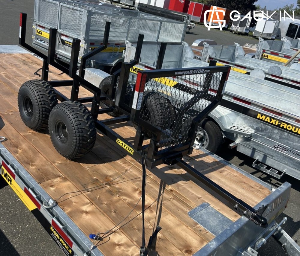 2027 Gator Logging Utility Trailer 4 x 7  Utility Steel