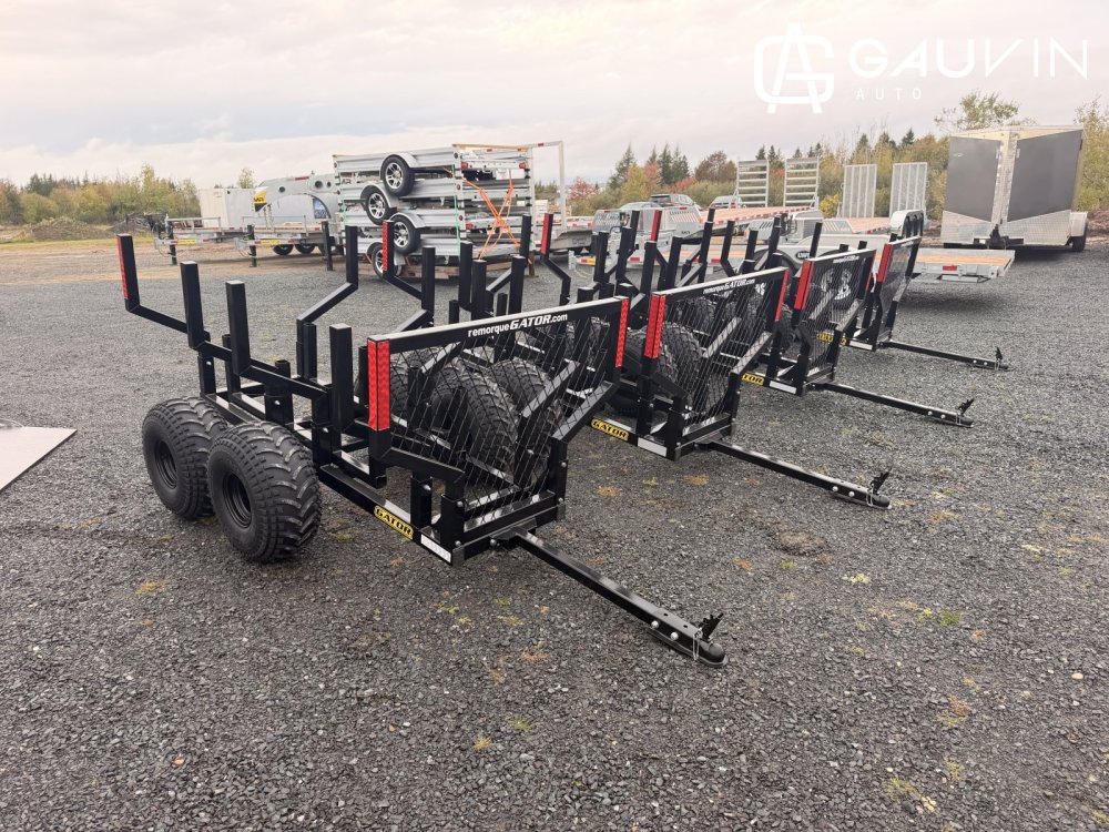 2027 Gator Logging Utility Trailer 4 x 7  Utility Steel