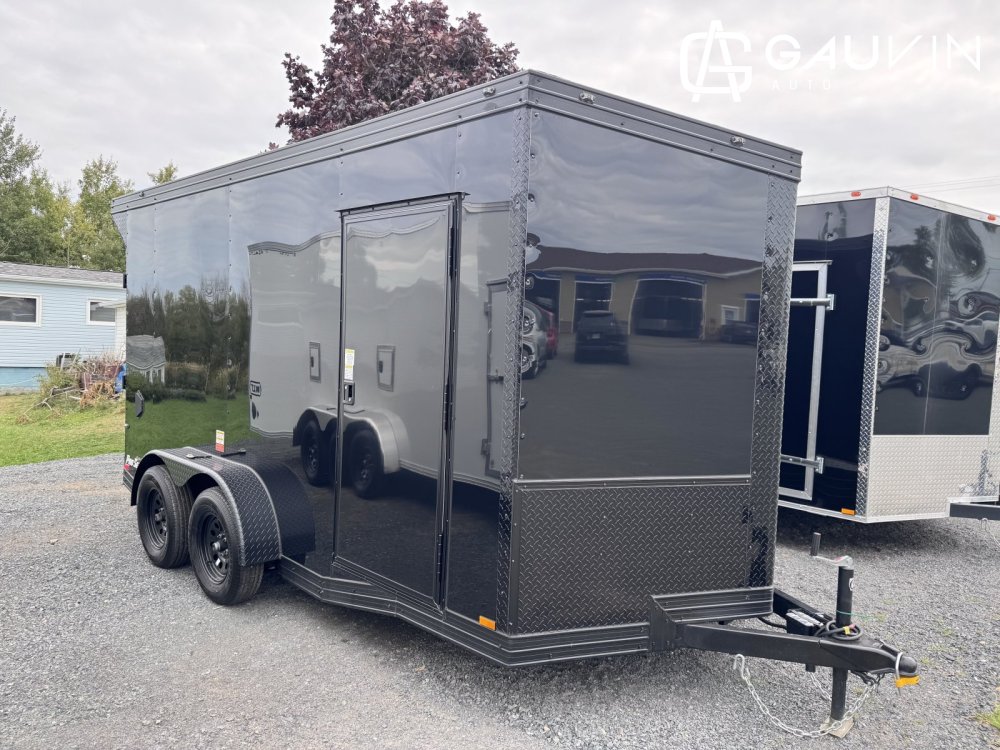 2025 Cynergy 7X14TA RAMP BLACKOUT Enclosed Cargo Steel Frame / Aluminum Skin