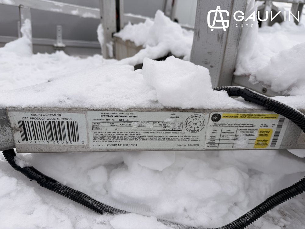 2019 STIRLING 48-072-ROR  Utility Galvanized