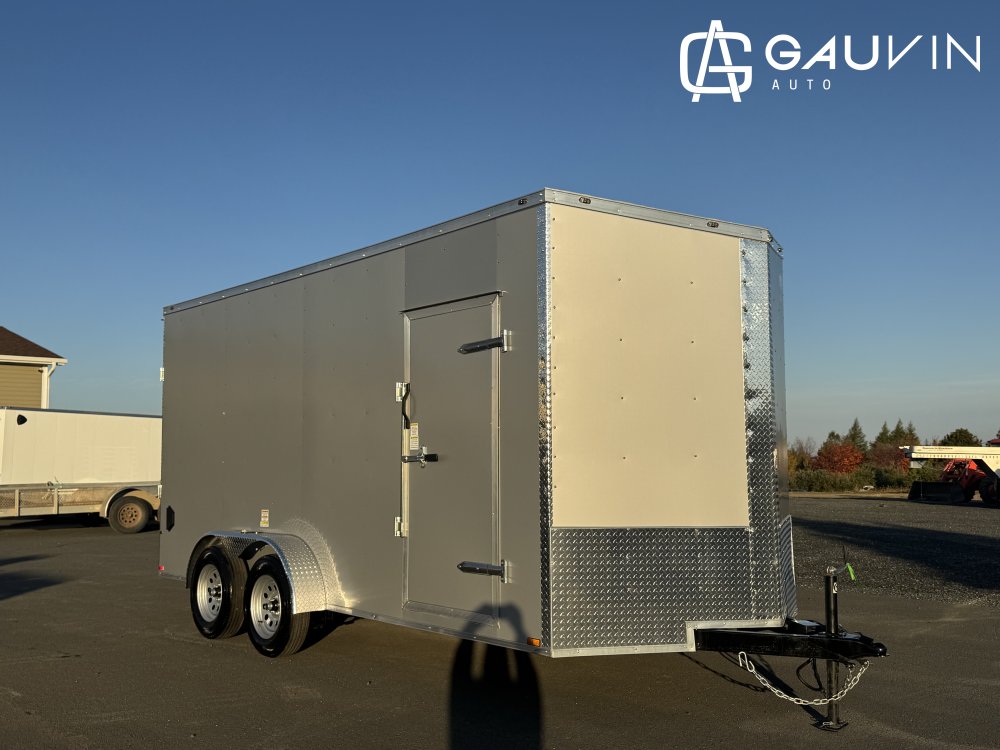 CYNERGY 7x16TA  Enclosed Cargo Steel Frame / Aluminum Skin