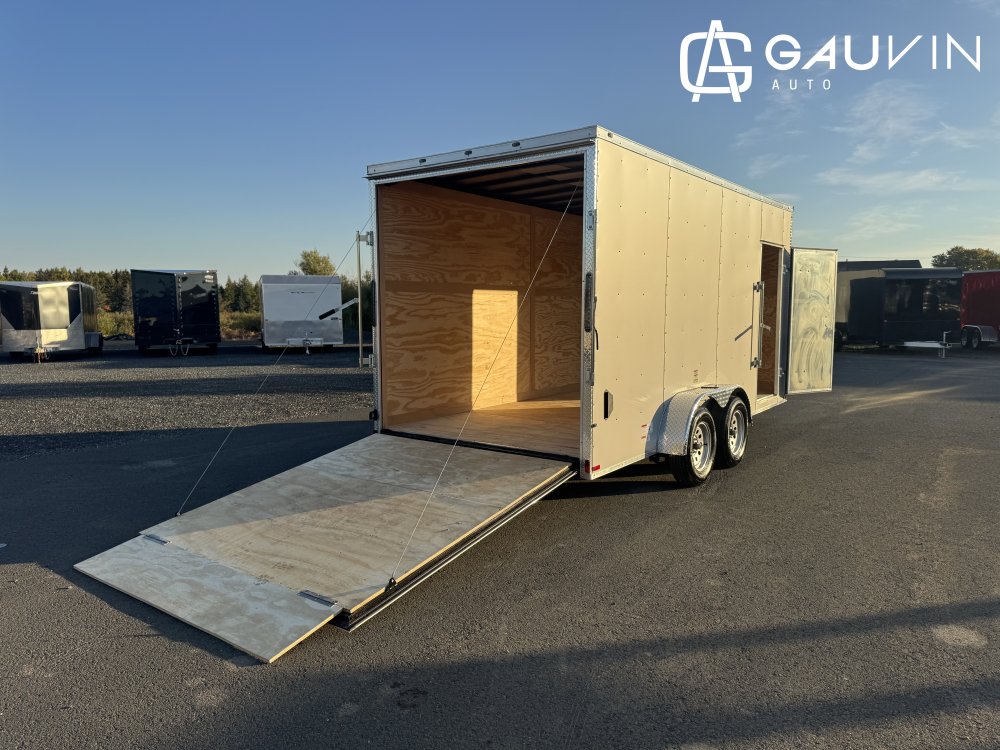 CYNERGY 7x16TA  Enclosed Cargo Steel Frame / Aluminum Skin