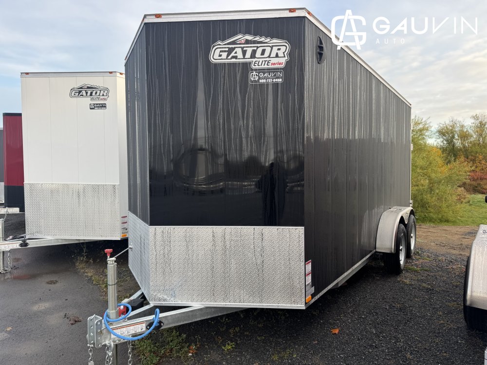 Gator Elite Enclosed Cargo Galvanized 7'X16'