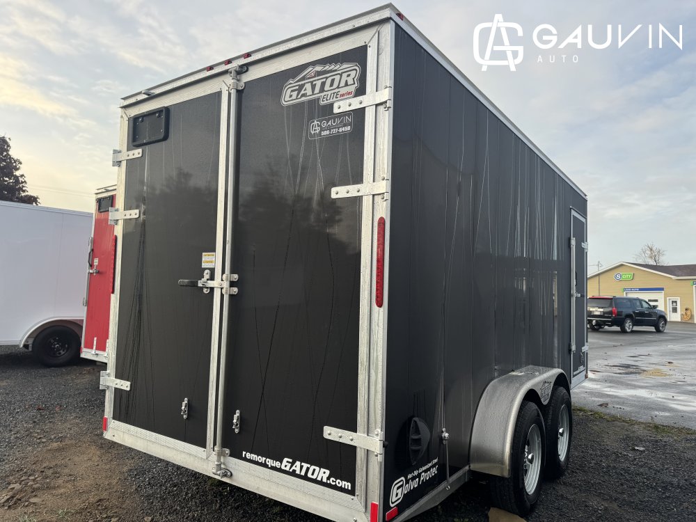 Gator Elite Enclosed Cargo Galvanized 7'X16'