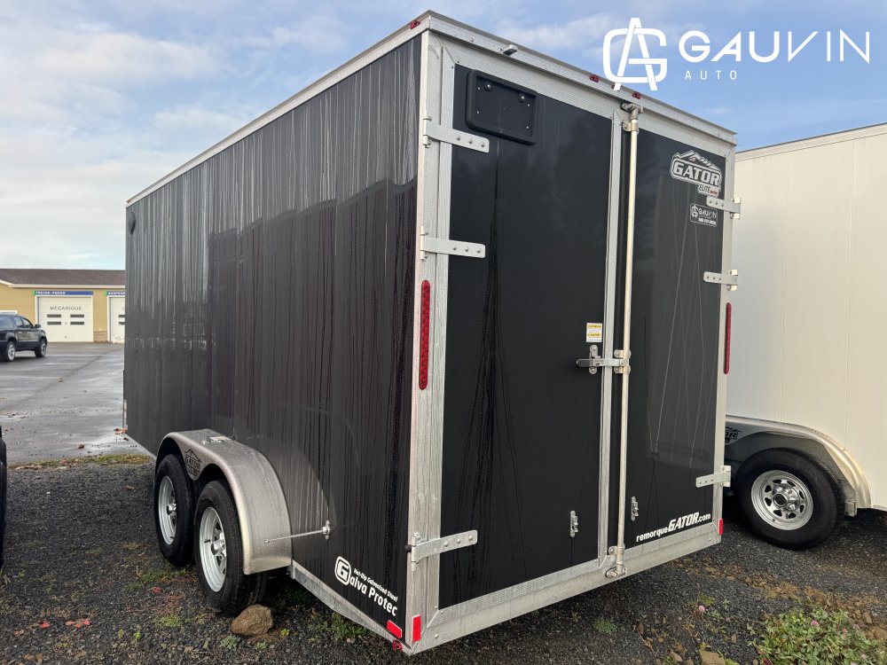 Gator Elite Enclosed Cargo Galvanized 7'X16'
