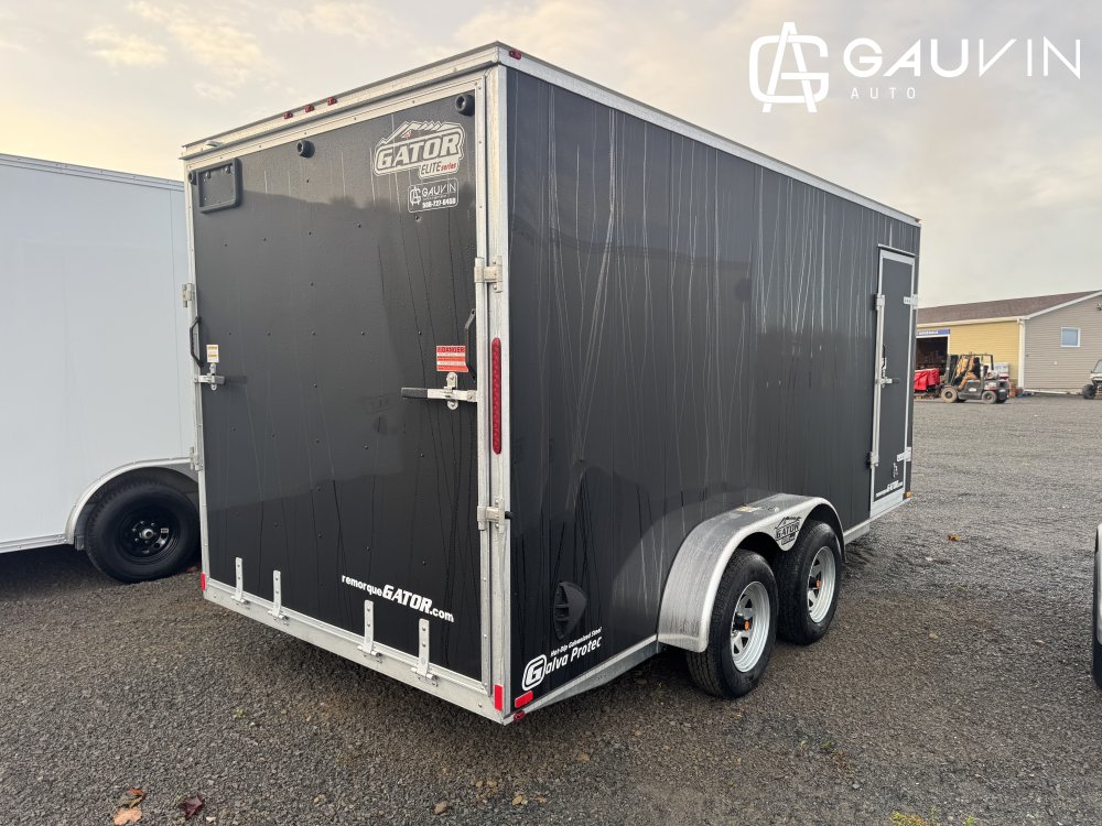 Gator Elite Enclosed Cargo Galvanized 7'X16'