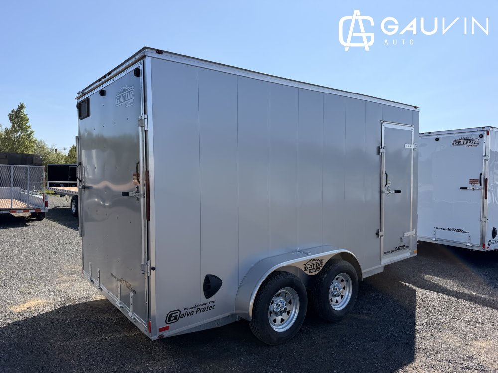 2026 Gator ELITE 7X14TA  Enclosed Cargo Galvanized